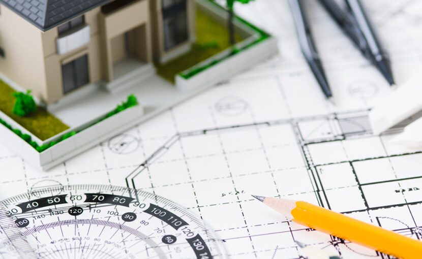 着工前の最終確認をしている様子