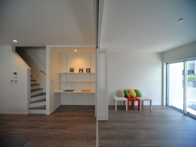 リビングの施工事例01